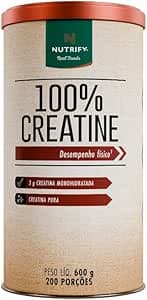 Nutrify 100% Creatine Monohidratada Lata 600 g